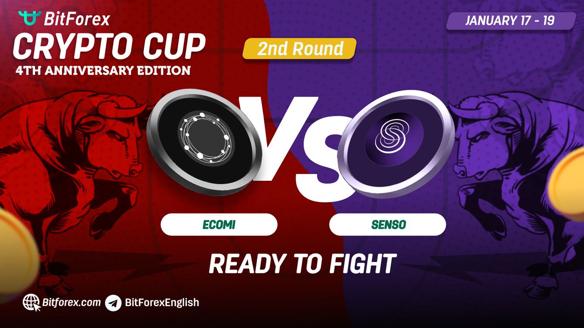 bitforexcom's tweet photo. The sixth match of the Crypto Cup event starts now! Who is going to win? 
Complete tasks to have a chance of drawing rewards from the $30,000 giveaway pool!

👉Join the giveaway: https://t.co/3zwzTUxbCz

@ecomi_ @SensoToken
#ECOMI #SENSO #Bitforex  #CryptoCup https://t.co/TLkXkJ3RjE