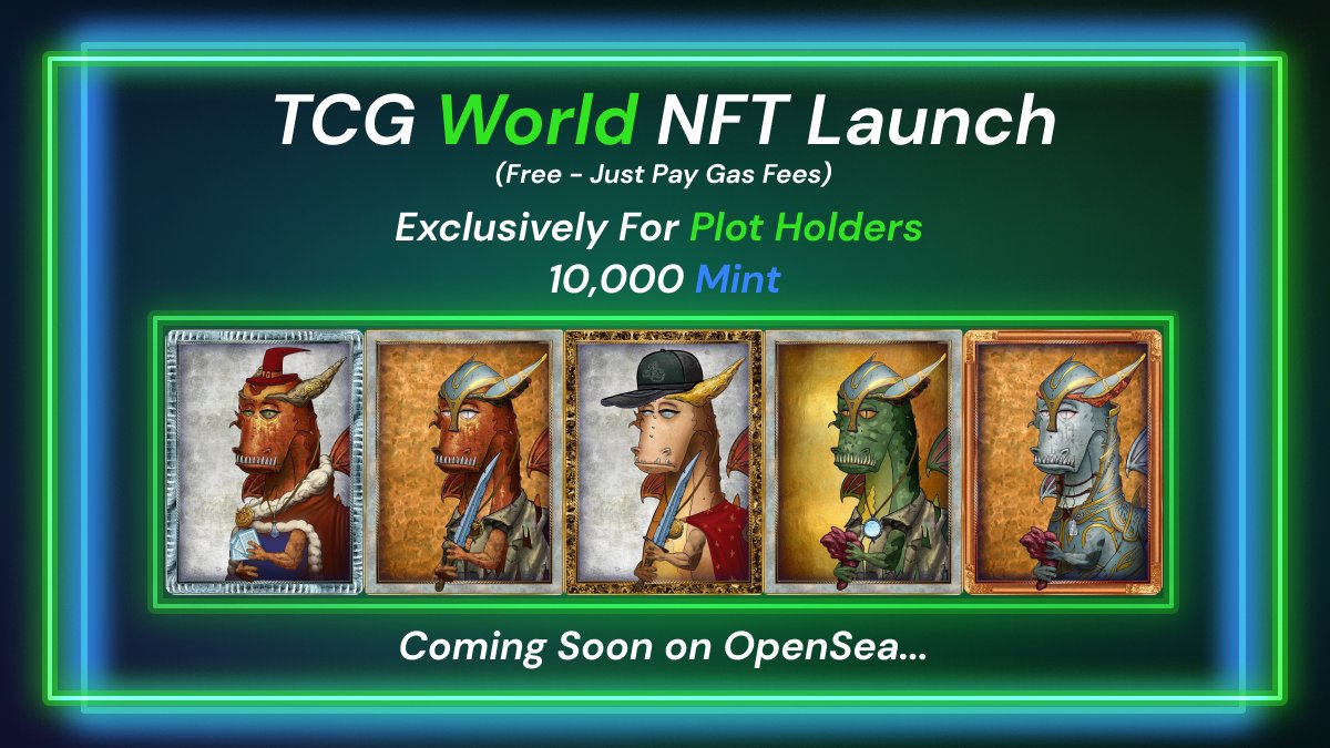 PlayTCGWorld's tweet image. 🔥🔥#VirtualLand #NFTGiveaway 🔥🔥

To celebrate our upcoming #NFTcollections by #NFTartist @ValiLanceaNFT @FramdNFT we are giving away a PLATINUM plot of land in our #tcgworld #Metaverse 🤪

To Enter:
➡️RT, Like &amp;amp; Comment #TCG2 
➡️Tag 5 friends who need to see this 👀#NFTdrop