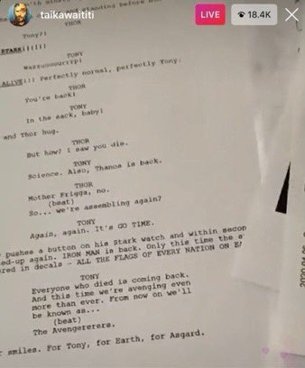 Thor 2 Script Phase Zero - MCU on Twitter: