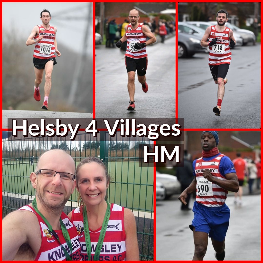 Great running from all the Hoops today at the #helsbyhalfmarathon 👌 <a href="/stelikestorun/">Stephen Campbell</a> and <a href="/chrisrunsfast/">Christian Hiller</a> nabbing 5th and 6th place respectively 👍🏻🇦🇹 💯
#Knowsleyharriers #khac #halfmarathon #4villageshalfmarathon #hardworkworks