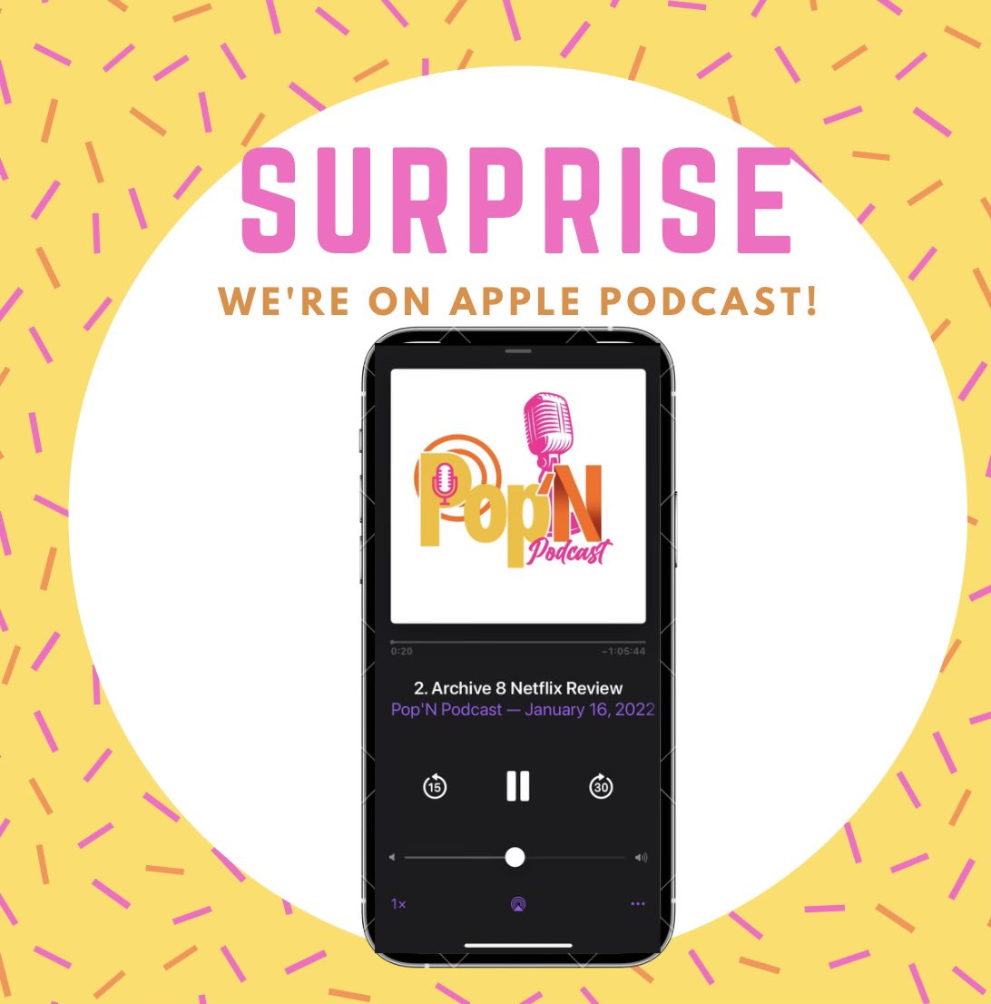ReelReviewPod's tweet photo. We’re on Apple we are really coming to take over 😎 go and check us out !! Link in bio https://t.co/u2vWazpUh1