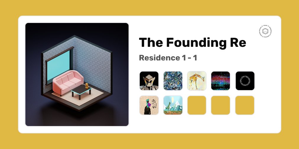 Beautiful SEO Embed Cards are now available.

The small details 👌

They not only show your Residence name and color but also pull your top NFTs (ETH or SOL).

towerdao.com/1/1