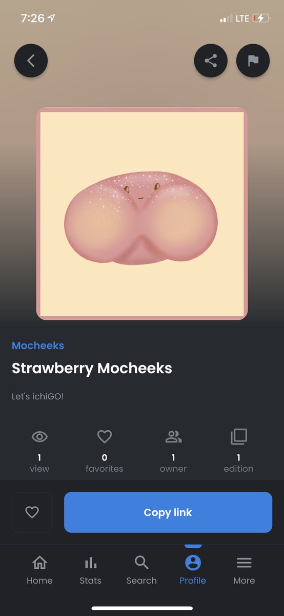 MocheeksNFT's tweet photo. The first Mocheeks NFT is listed! Please go check out Berichi🍓, our Strawberry Mocheeks on Opensea! #OpenSeaNFT #NFT #Mocheeks #MocheeksNFT Berichi is a content, happy little Mocheek that loves strawberries! Their cheeks are so squishable and cute 🥰. https://t.co/xLIAakYCpA