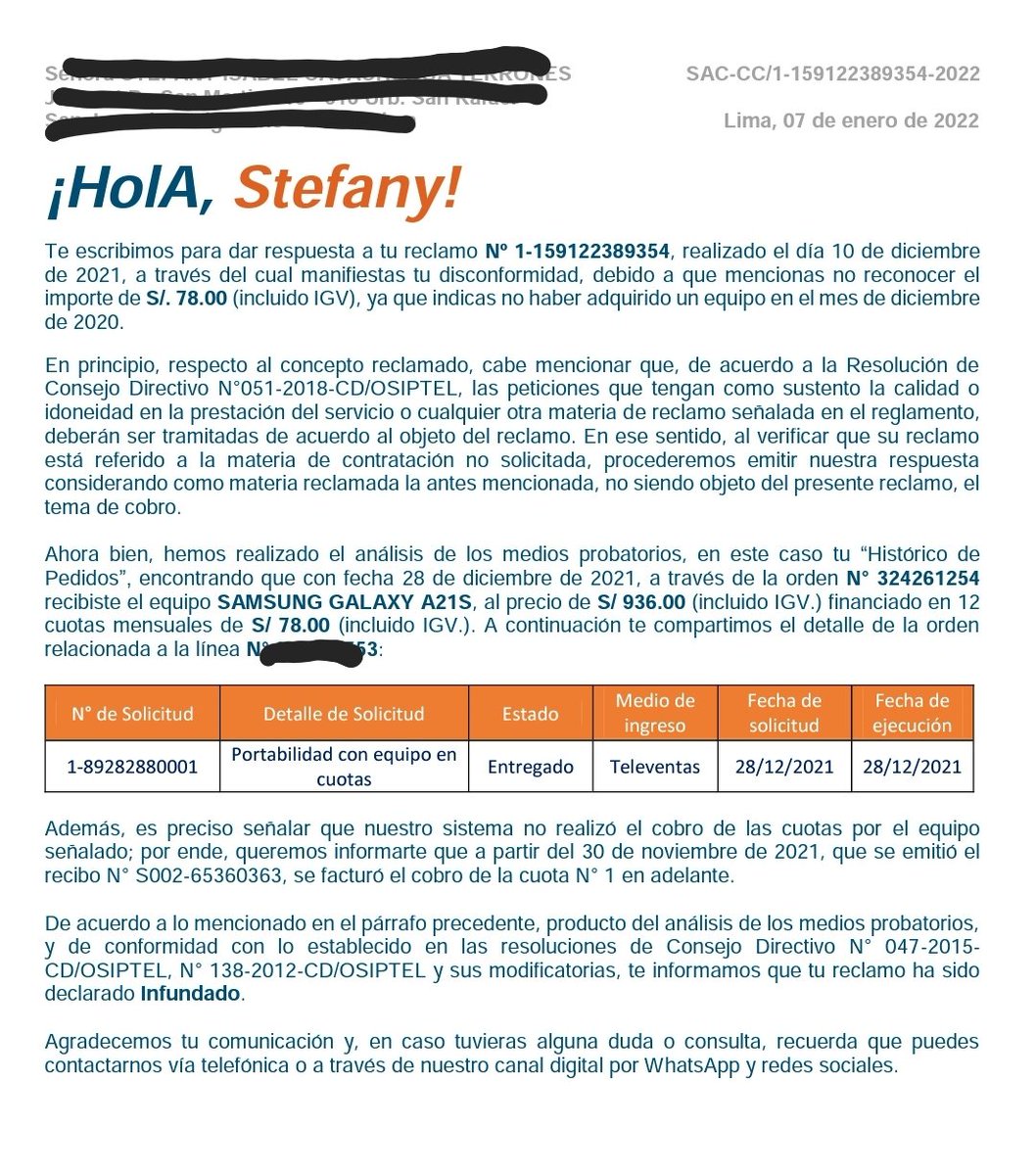 _isaterrones's tweet photo. @EntelPeru me explicas como es que soy una viajera en el tiempo?? Así como  para reclamar por algo que NO CONTRATE 18 días antes de que efectuara la supuesta compra. @OSIPTEL @IndecopiOficial fíjense en las fechas de los documentos! Esta empresa se burla  de sus usuarios!!!! https://t.co/yR0wwuuP3q