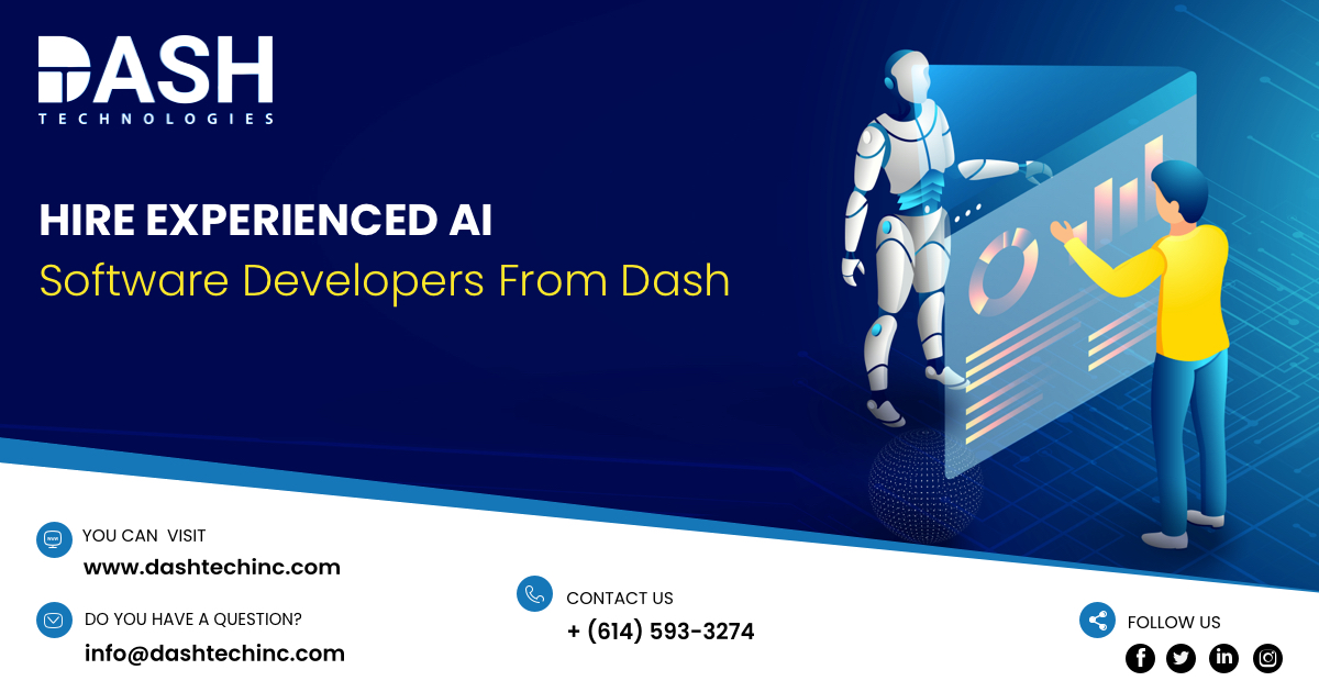 dashtechinc's tweet image. Hire Experienced #AISoftwareDevelopers from Dash!
Looking to shape the future of your business survival? Being the leading #AIdevelopmentcompany, Dash generates AI-powered, smarter business solutions.
Read More:- bit.ly/2EEiODk
#ArtificialIntelligence #AI #FutureofAI