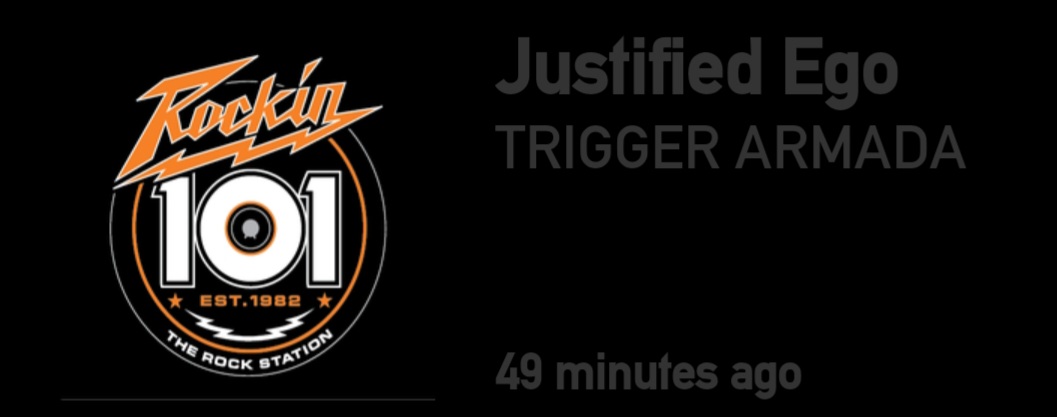 TriggerArmada's tweet image. Thanks for the radio debut of Justified Ego and Trigger Armada, @Rockin1017!!  

#radiosingle #justifiedego #Homegrown #minnesotametal #NewSingle #radiodebut