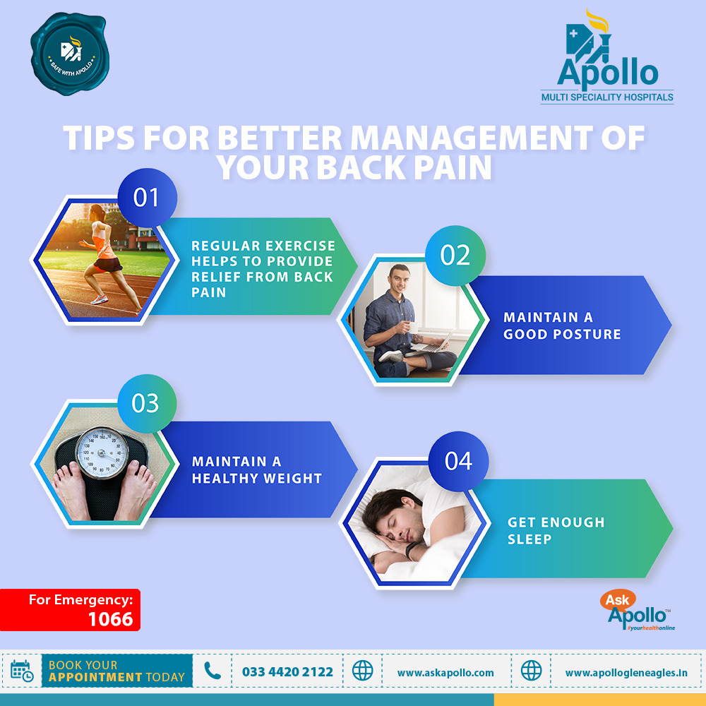apollo_kolkata's tweet photo. Adopting a few lifestyle changes will help to provide you relief from back pain.
#backpainrelief #medsolutions #healthcare #kolkata @WHO
https://t.co/v2U0C4luZY https://t.co/10QhBLEZrv