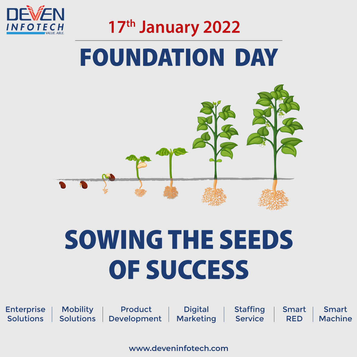 9 years ago, Deven InfoTech was formed to utilize emerging technologies to create innovative, user-friendly, and value-adding industry solutions. 

Thank you to our clients, partners, and all our well-wishers for your support!
...
#deveninfotech #foundationday #pune #itstartup