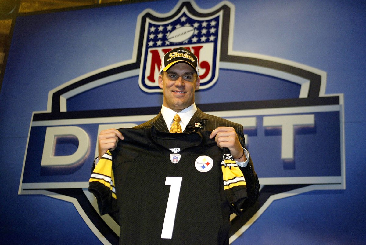 rickfish412's tweet photo. Ben Roethlisberger.

QB1. My favorite athlete. My childhood hero.

There’ll never be another.

Thank you for everything.

🖤💛 #HereWeGo https://t.co/thaEpRhLJb