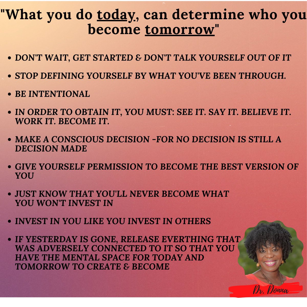 Dfsoulutions's tweet photo. You are one move away from embarking on who you desire to become. Don’t wait, get started today in order to capture your tomorrow. It’s yours!!!! https://t.co/AioYiKRQ0r