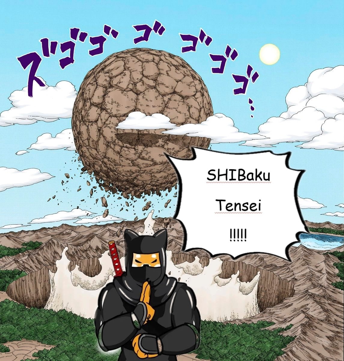 Kilagan24's tweet photo. Why aim for the moon when you can make your own? If you know, you know. #Shibnobi #SHINJA #narutoreference https://t.co/P5MXudnfEh