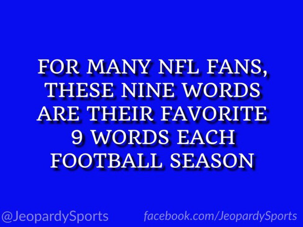 “What are: “The Dallas Cowboys have been eliminated from the playoffs?”
#JeopardySports #SFvsDAL