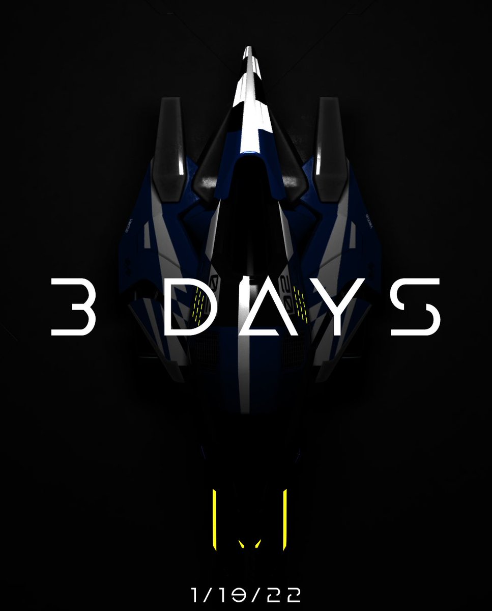 3 DAYS!
Whitelist: 1/19/22 8pm PST
Public: 1/20/22 8m PST