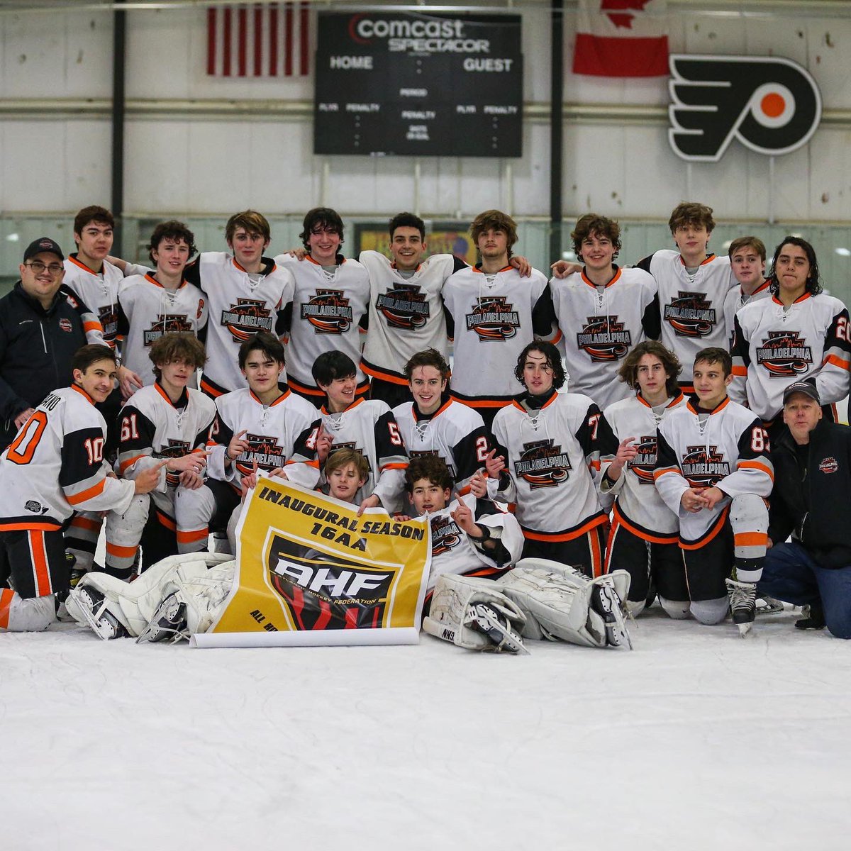 AHFederation's tweet photo. CONGRATS TO THE 16U AA PLAYOFF CHAMPS, TEAM PHILADELPHIA 🏆 https://t.co/6VGbeuizA6