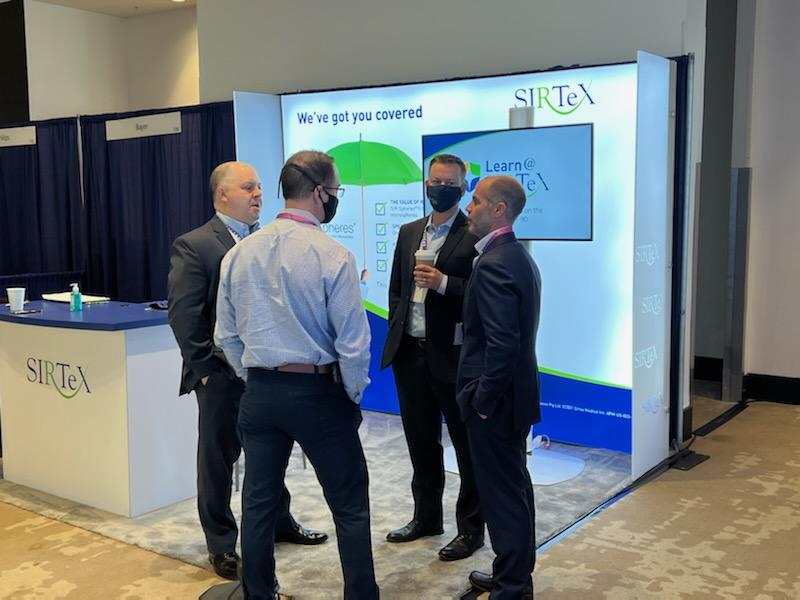 SirtexMedical's tweet photo. Thank you #SPECTRUM2022 attendees for joining us this weekend! If you're an #IRad professional and couldn't make it, visit the https://t.co/9PM7Rnwqs2 (U.S.) for more on:
🎯 Order-Map-Treat
🧬 #FLEXdose Delivery Program
🔎 INSYTE with SurePlan LiverY90
& more! https://t.co/o36P8GMJqs