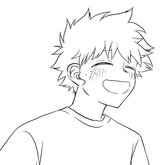 お出かけ前に思い立って描き始めてたほにゃ🥦を置いておく。 