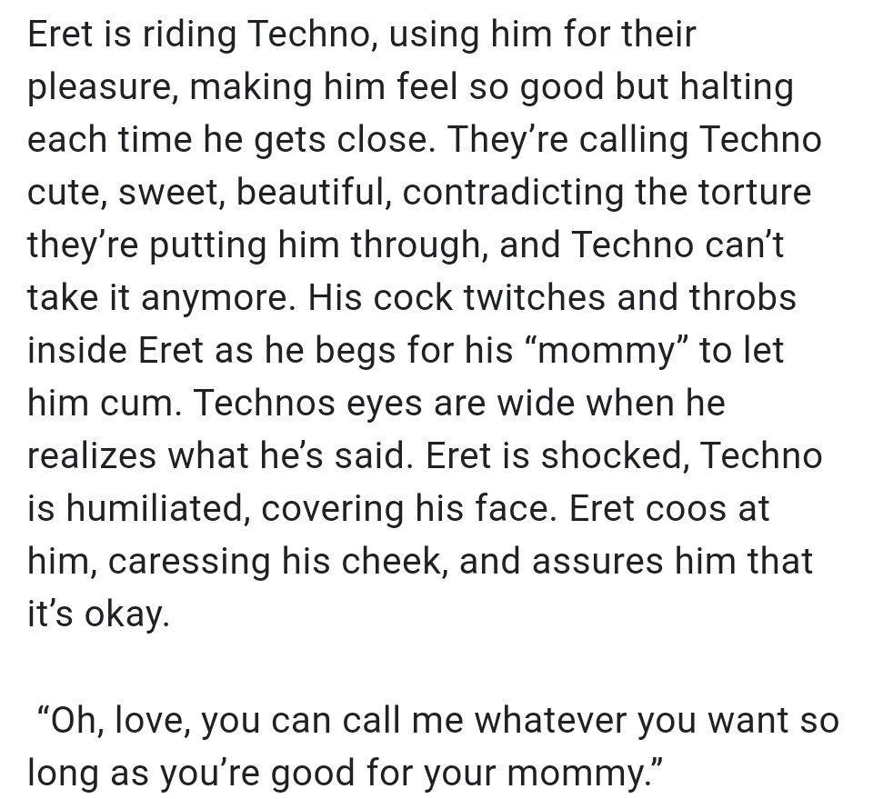 anonprompts's tweet photo. Name: Nova
Ship: Еrет x ТеснnовIаdе
Tags: edging , mommy kink , humiliation https://t.co/VaSchs2dQs