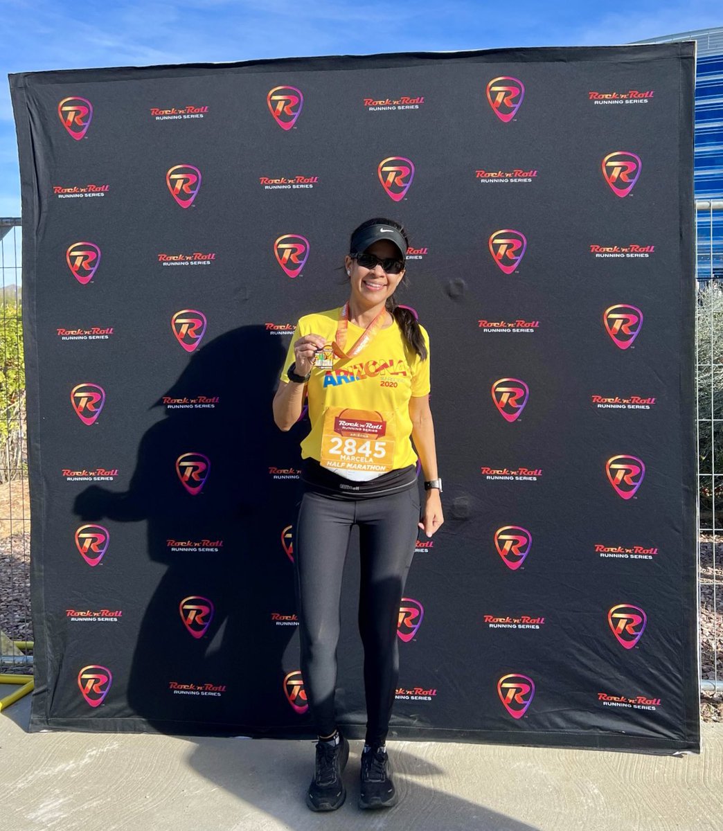 Marce_AZ's tweet photo. My 86th half-marathon β
π The first 5 miles were a bit tough as my legs felt sore and tired, but it was a great time overall! Perfect weather & time with friends. ππΌ
#RnRAZ #RockNRoll #RockNRollArizona #Arizona #RunHappy #HalfMarathon #Tempe https://t.co/FOSL17PWvm