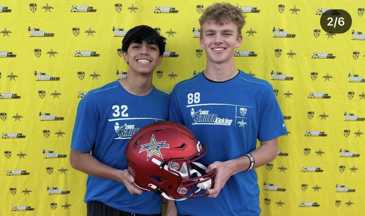 Wow! Honored to be selected to play in the 2023 Adidas All-American bowl game <a href="/AABonNBC/">Navy All-American Bowl</a>! Thank you for a great camp <a href="/Chris_Sailer/">Chris Sailer Kicking</a> had a great time competing in Vegas!