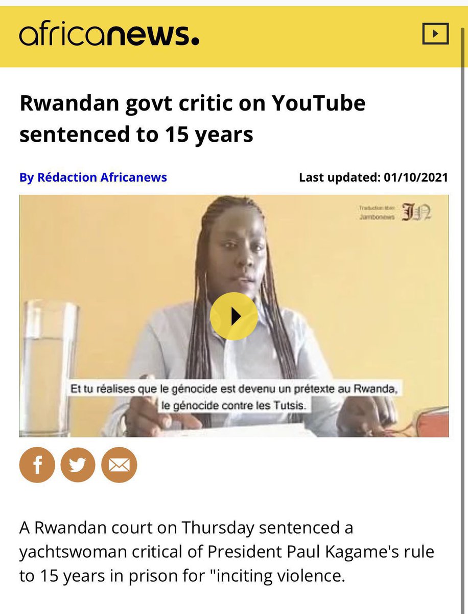 ANduhirabandi's tweet photo. 🇷🇼#FreeIdamange
She’s arrested since 15/02/2021
329 days already #FreeDeoMushayid
#FreeRusesabagina
#FreeBahat
#TheophileNtirutwa

@USAmbRwanda @EUinRW @UKinRwanda @NLinRwanda @GermanyinRwanda 
@ambafrancerwa 
@SwedeninRW @hrw @vonderleyen @commonwealthsec @PScotlandCSG @Pontifex https://t.co/3Q66zDJsN6
