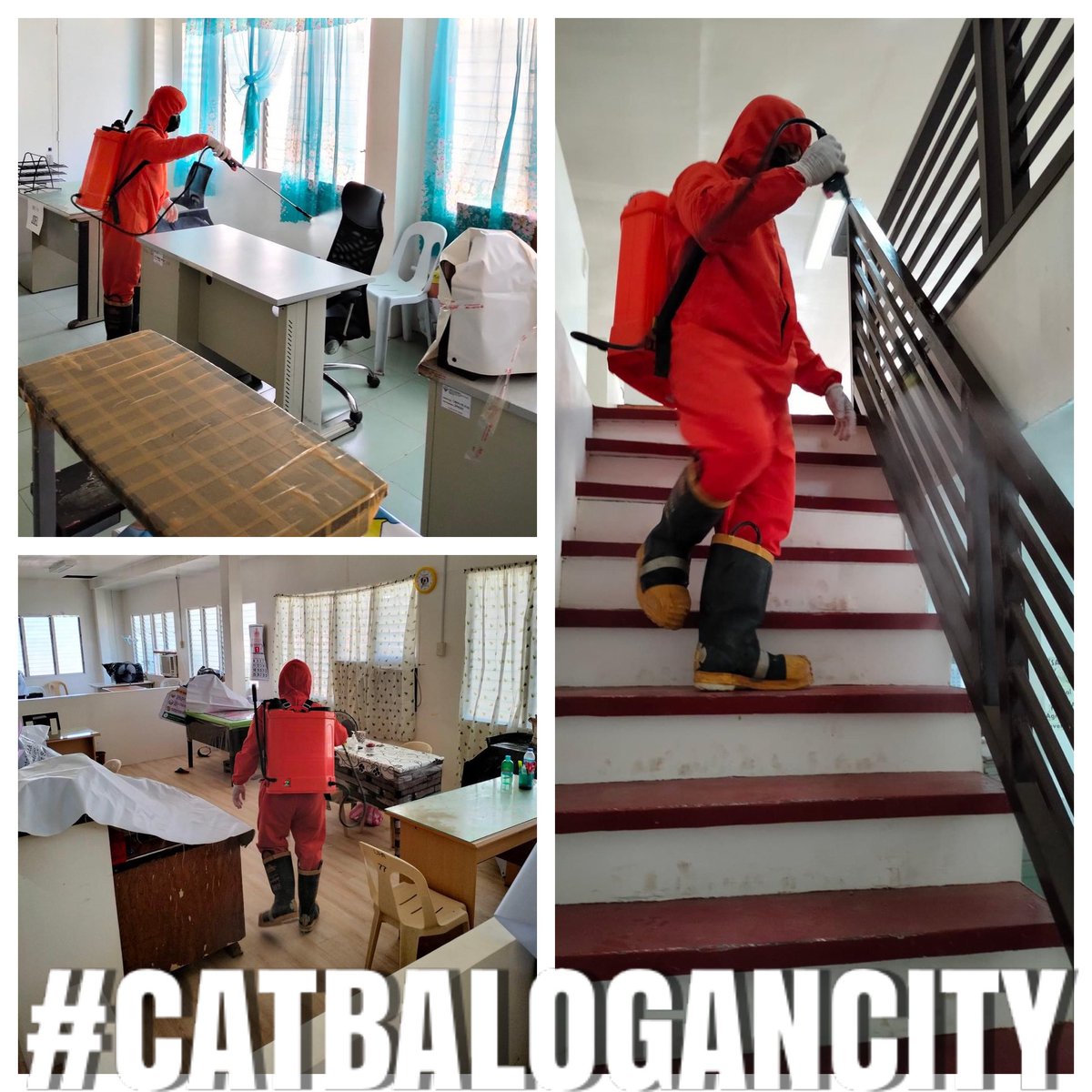 TAKING ACTION AGAINST COVID-19

IN PHOTOS: On 0900H January 14, 2022, Catbalogan City Fire Station duty personnel conducted 