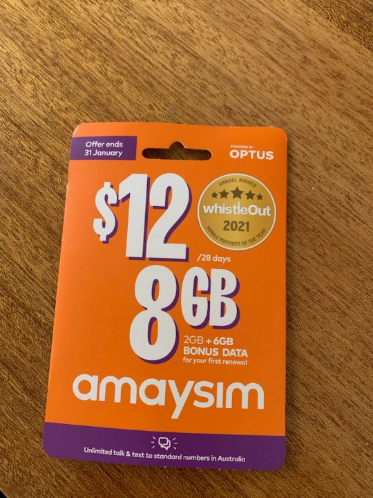 HawksTen's tweet photo. @amaysimAU I need to activate a new sim card and link it to my existing number. List old sim card when upgrading to new mobile. Mobile number was inactive since August I think. Bought new Sim with credit in supermarket. https://t.co/JZ91yTkW1z