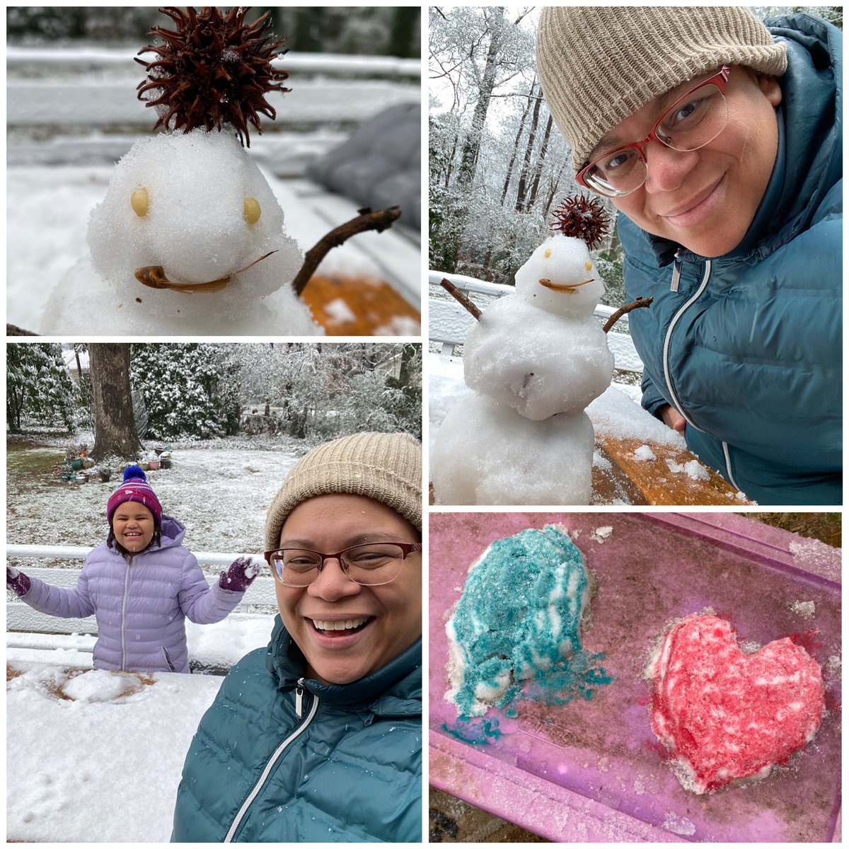 OdettaMacLeishW's tweet photo. Snow in Marietta &amp; a very excited 9 yo provided some needed happiness after yesterday’s heavy and sad news… #Snowing #snowinATL https://t.co/ovhu72W5ZR