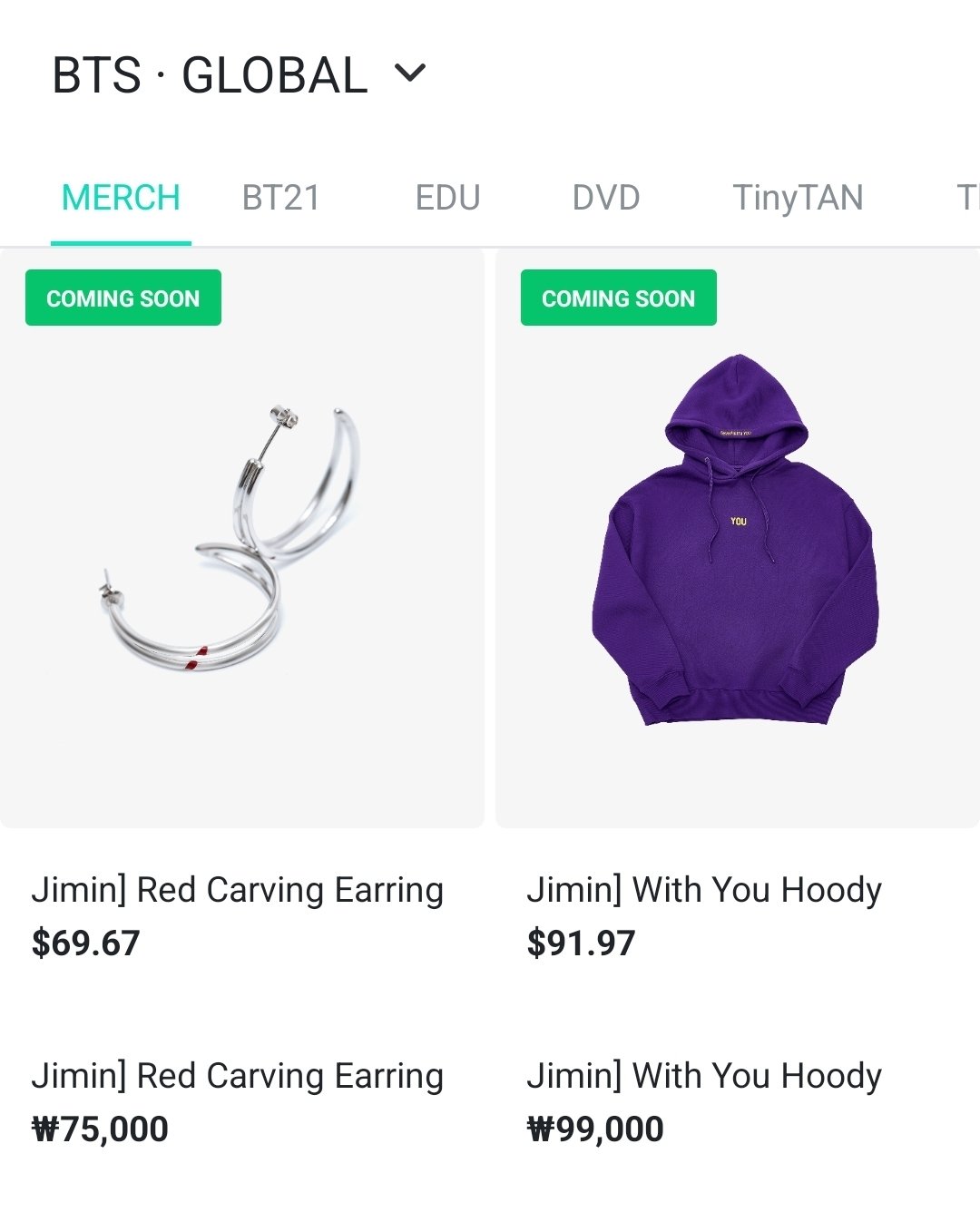 BTS artist made collection JIMIN