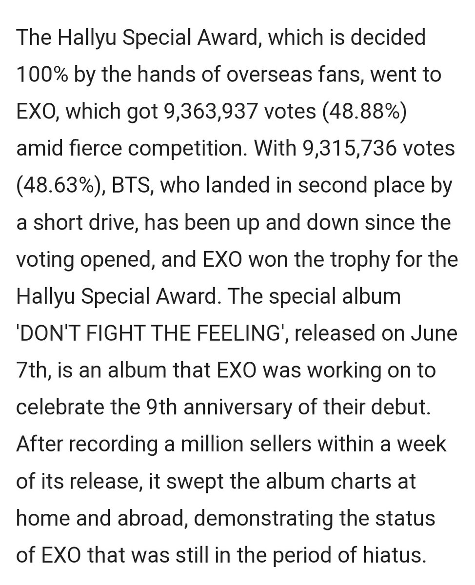 XEXOLParallel's tweet photo. [High1 Seoul Music Awards D-6] Lim Young-woong - EXO, Popularity Award - Hallyu Special Award Main Character

🔗https://t.co/c0momKCWnl

we really did it, EXOLS!! EXO WON😭🥺🎉
#EXO #엑소 @weareoneEXO @B_hundred_Hyun @layzhang https://t.co/AfH7PlD2Sn
