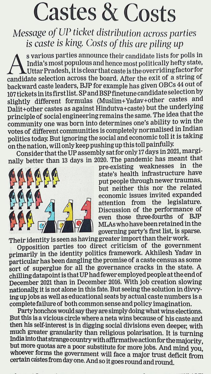 johar65's tweet photo. #CasteFactor in #IndianPolitics https://t.co/FnX09tiYEG