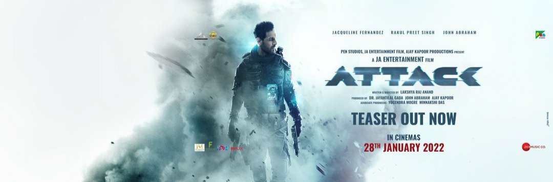I hope #Attack will be released on it's pre-scheduled date .. 28th Jan 2022 .. is there any updates on it's theatrical trailer ?? 
@TheJohnAbraham @johnabrahament @Rakulpreet @asadnawaz94 @JohnAbrahamCLUB @TheJafcians