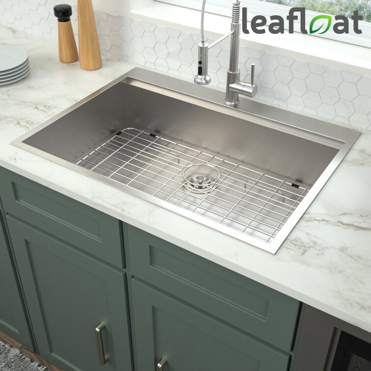 Drop-in topmount sink allows you to install it with any types of kitchen counter with a beautiful finish look.❤️ 
leafloat.com/product/leaflo…
#leafloat #sink #kitchensink #HomeDecor #homedesign #homedecoration #homedecorideas #kitchendecor #kitchnedesign #DIY #kitchenlife #kitchen