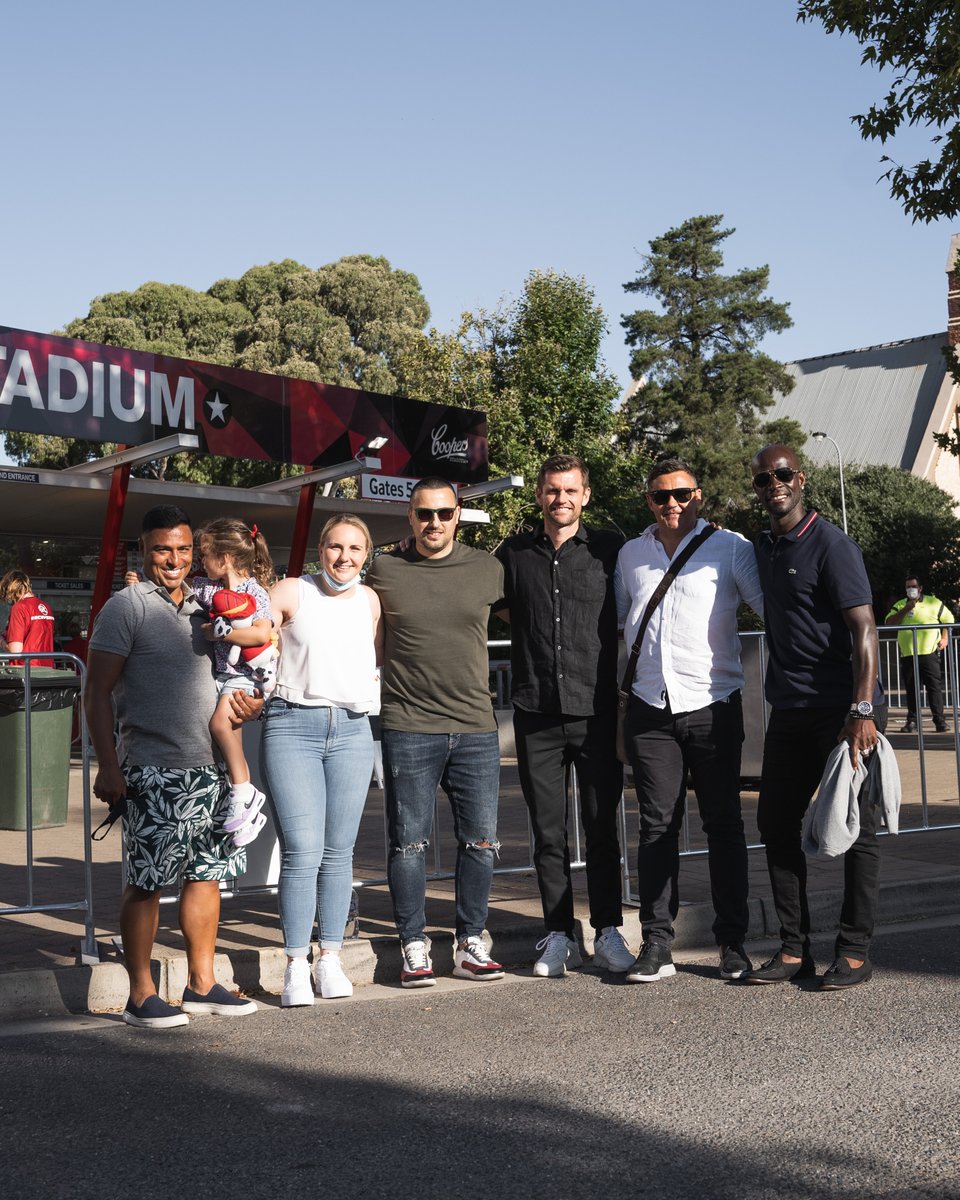 thepfa's tweet photo. #PastPlayersProgram
Past players, United.
Our latest event was held on Saturday for the #ADLvMCY double-header, bringing former @aleaguemen and @aleaguewomen players together ๐ซ
๐ธ @AdelaideUnited
#SupportingThePlayers https://t.co/zGkHLy78wj