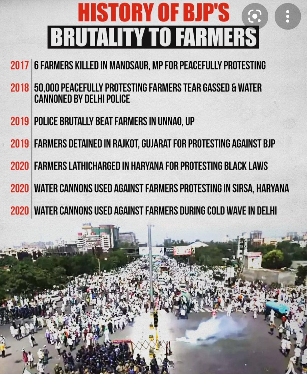 Farmers battle is not yet over - It may intensify in coming days if there Demands are not met . #NoVoteToBJP
