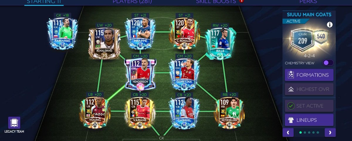 GamingwithAJ17's tweet photo. Ok! This is My final squad 💎🤩
I think I won't play next season
But it was great being member of this awesome fm community 🙏❤️
Will miss you guys 🤜🤛❤️
Also show me your final teams 😚😄 https://t.co/eydBw56u7J