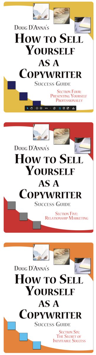 I'm giving 2 people a FREE copy of my six-part $3500 "How to Sell Yourself as a Copywriter" home study course in the next 24 hours. 

One will go to someone who retweets this... and one will go to someone who follows me.  Winners chosen at random.