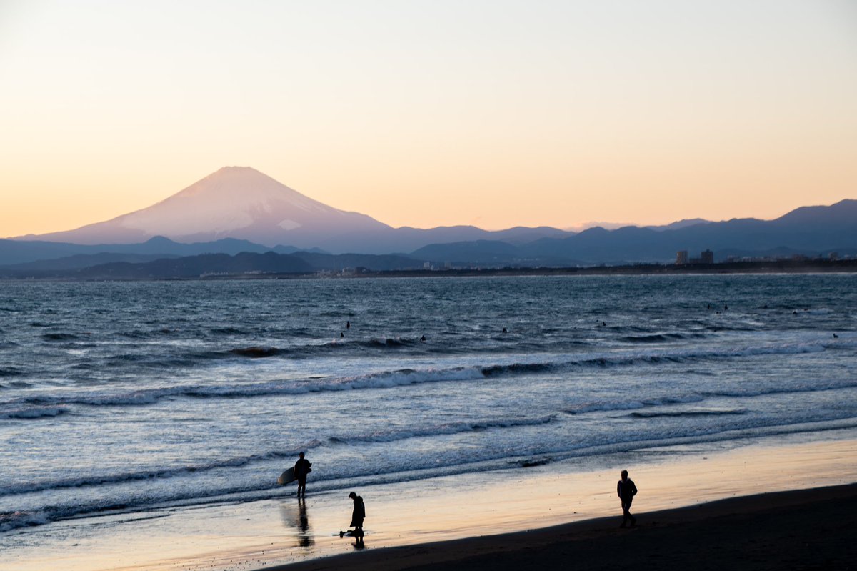 湘南の冬の富士