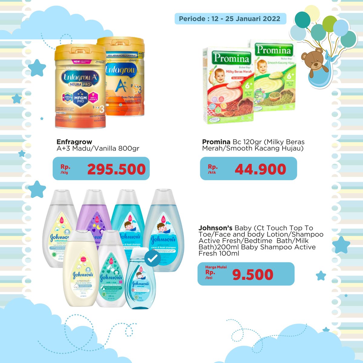 Transmart_IND's tweet photo. πΌπͺππͺπ·π° πͺπ·πͺπ΄... πΌπͺππͺπ·π° πͺπ·πͺπ΄... π€π
Momssss, jangan lupa masih ada promo menarik untuk produk-produk baby yang sayaaaang banget kalau dilewatin hanya di #TransmartIndonesia!
#KeTransmartAja #TransmartIndonesia #PromoTransmart https://t.co/okOjeLmXoz