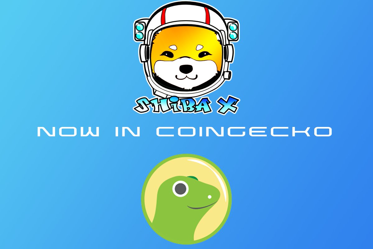 Shiba X is officially listed on Coingecko!
What a great day! 🚀🌕💎
#SHIBAXONCOINGECKO #BUYTHEDIP