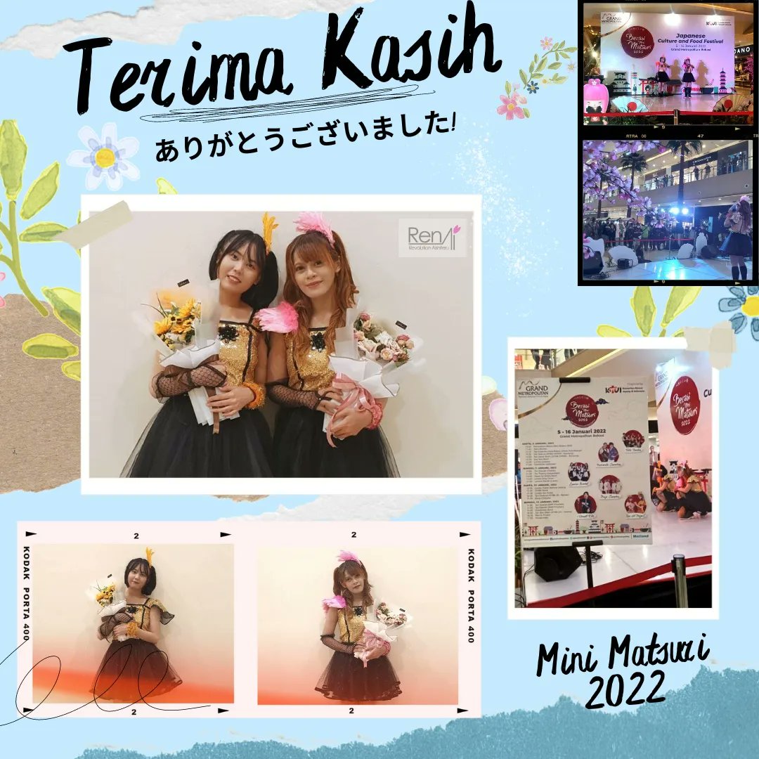 Otsukaresamadesu!
Terima Kasih untuk semua yg sudah hadir, dan juga untuk hadiah bunga cantik atas launchingnya lagu baru kami Sekai wo Kaeyou. ありがとうございます!

Terima kasih juga untuk segala dukungan yang selalu kalian berikan kepada Ren−Ai Project.

🧡💖