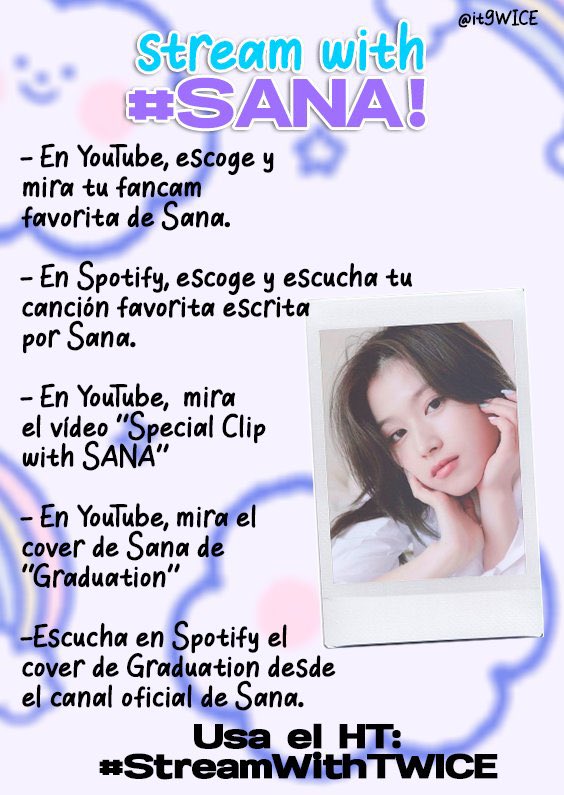 peekmomo's tweet photo. 🐹 | stream with sana ¡!
- @it9WICE 

#StreamWithTWICE 트와이스 사나 #SANA #사나 @JYPETWICE https://t.co/prnlbt24Uy