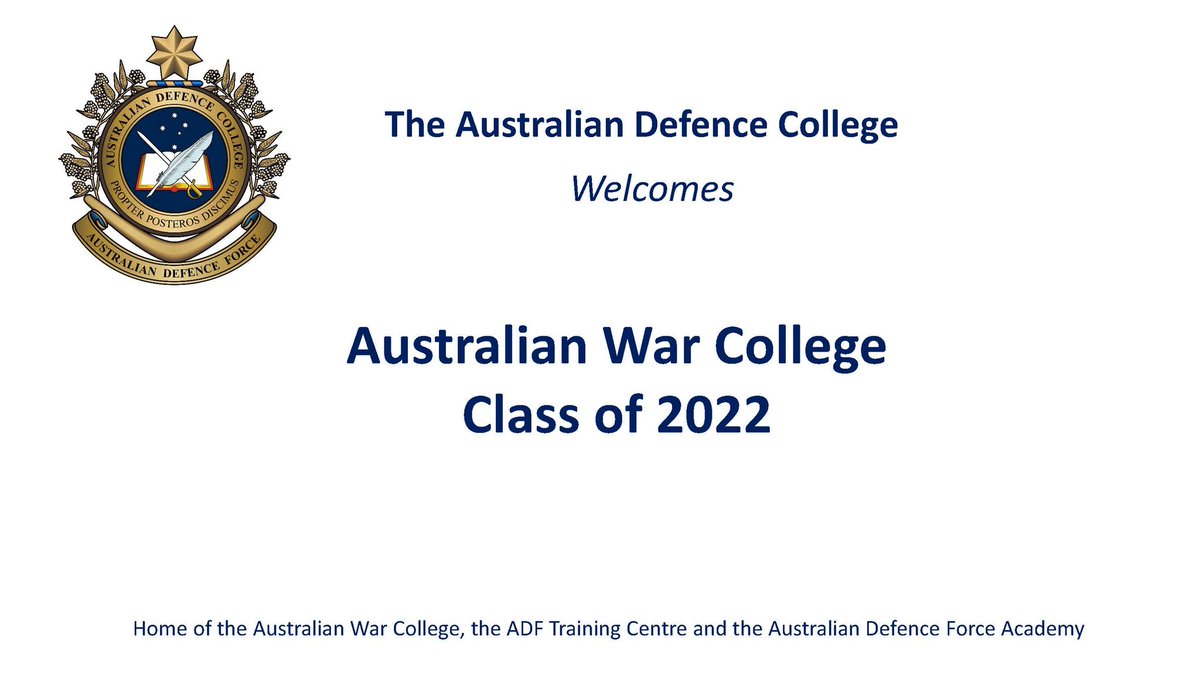 ADC_Australia's tweet image. A warm welcome to the Australian and International officers and staff who commenced the @AustraliaDssc and @acsc_j today.  We look forward to following your journey over the year | #MakePMEFunAgain #ForTheFutureWeLearn
