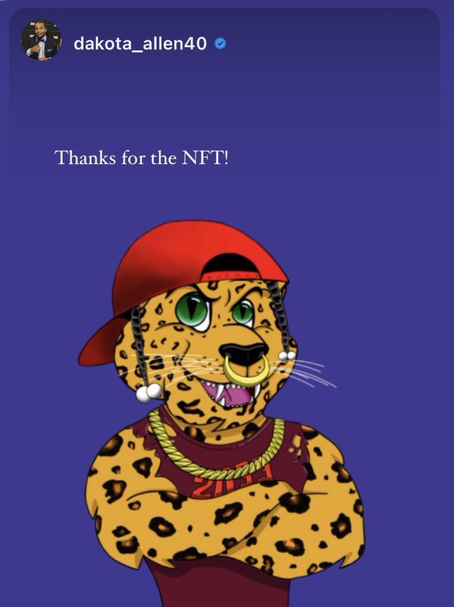 NftJaguar's tweet photo. Dakota from Jacksonville Jaguars joined the Jaguar Tribe! 🚀🚀🚀 #jaguars #jacsonville #doodles #bayc #Florida #NFT https://t.co/2uqSh5q8e9