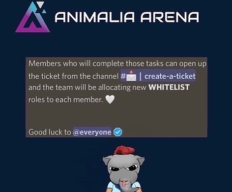 animalia_arena's tweet photo. Good luck to @everyone #nft #nfts #nftpromo #nftcollector #nftcollectibles #nftart #whitelist #nftcollector #nftartwork #nftmagazine #nftnews https://t.co/PsoYCiGOzR
