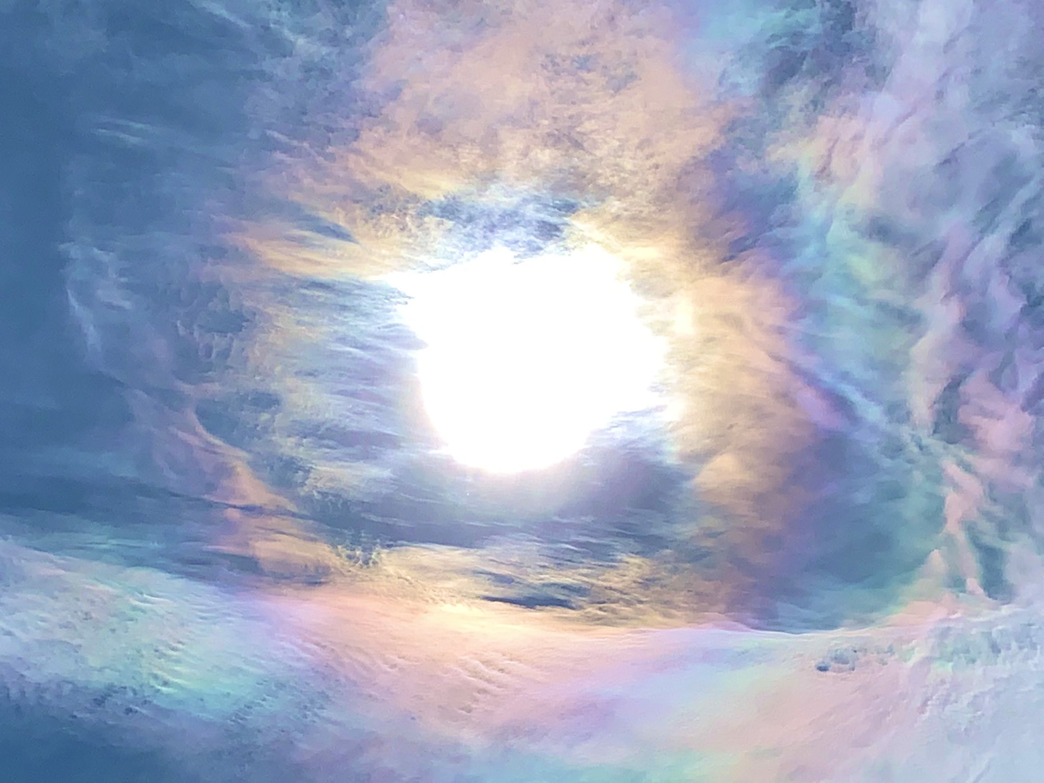 Blue 彩雲日和 空 虹色 彩雲 虹色日和 Sky T Co Se6kh37u0i Twitter