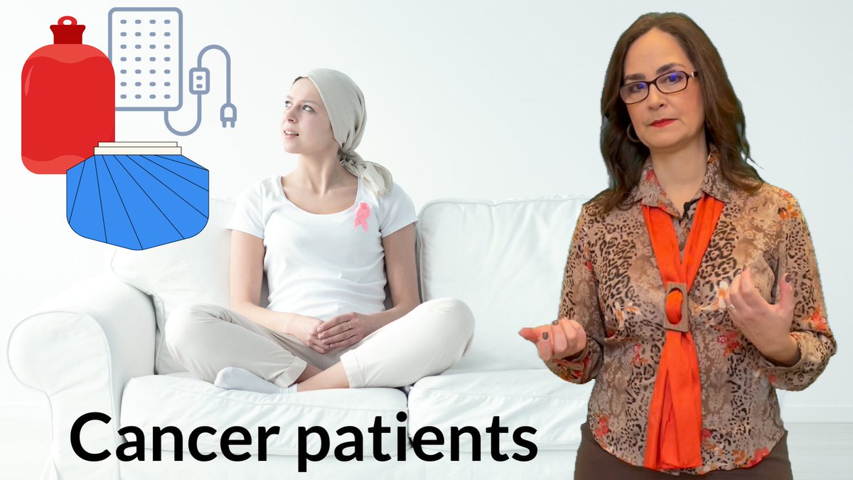 adfurlan's tweet photo. Can people with #cancer use #heat or #ice applications to reduce pain?
Yes, with some precautions they can use these modalities which are very helpful to handle painful episodes.
Watch my latest video to learn more
https://t.co/h2WPTK43rv
#MedTwitter #MedTuber https://t.co/kzFfrpAx1a
