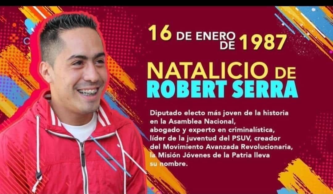 Eje4sanjuan's tweet photo. 👉Honor Y Gloria "Robert Juventud Presente"
👊 Siempre en la Revolución serás recordado'
#CumpleañosRobert
#RobertVive
#SoyComunicadorClap #CcSju #APC https://t.co/ZyRtjC3ysY