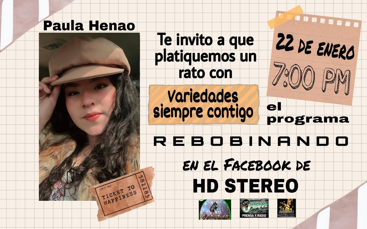 Los invito a la entrevista  de mi tía paula  🙂 gracias