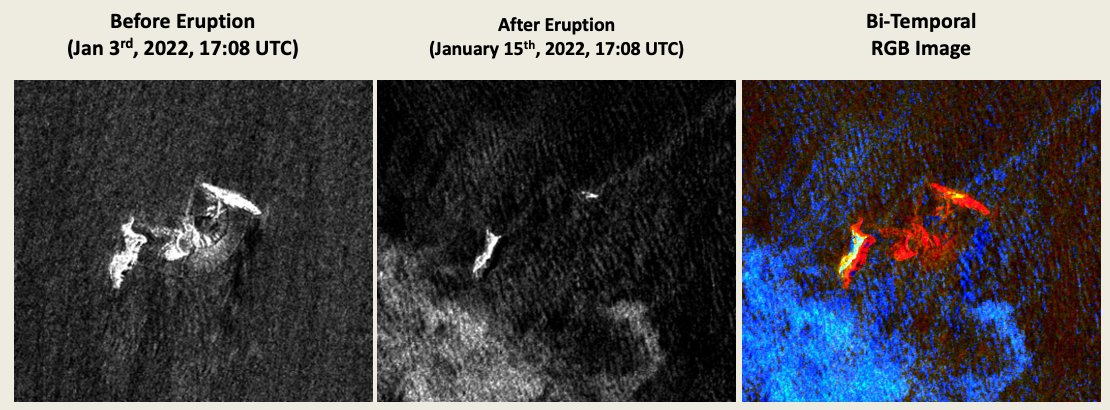 Quick #Sentinel1 analysis of  #HungaTongaHungaHaapai
#eruption aftermath including island of #Nomuka. Details here:  dropbox.com/s/xjqsibh0jse0…