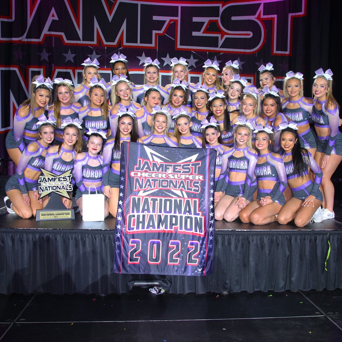 Let’s get those L’s in and A’s up because these talented and tough Suns are coming home as NATIONAL CHAMPIONS! Congratulations, Lady Aurora! The entire #SunsFamily is so proud! ☀️

@ccsladyaurora <a href="/JAMfestEvents/">JAMfest!</a> #JFCSN22 #JAMfestCSN22